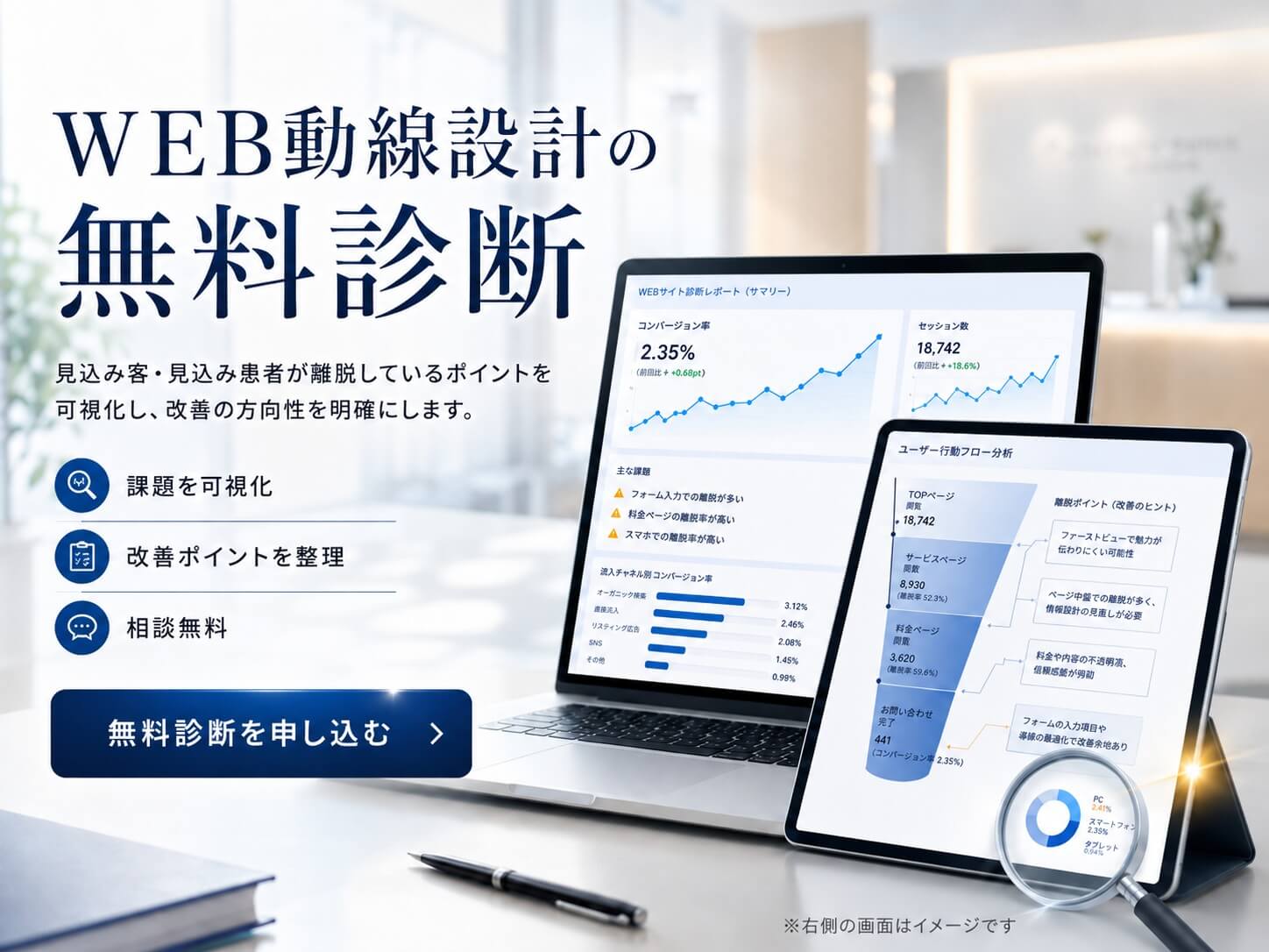 ホームページ無料診断